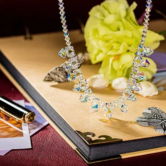 Necklace for Women for Teen Girls Crystals Choker